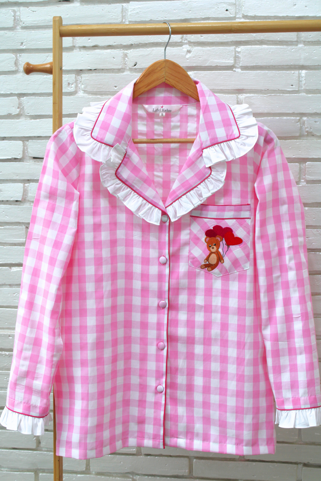 Teddy Hearts Night Suit Set