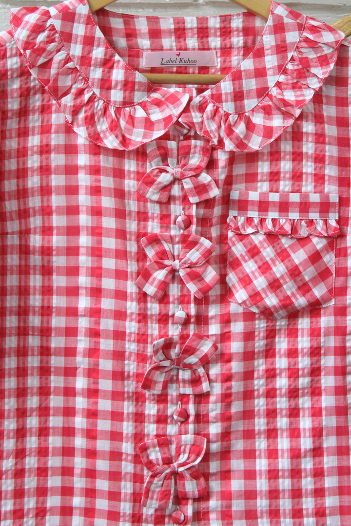 Cherry Bows Night Suit Set