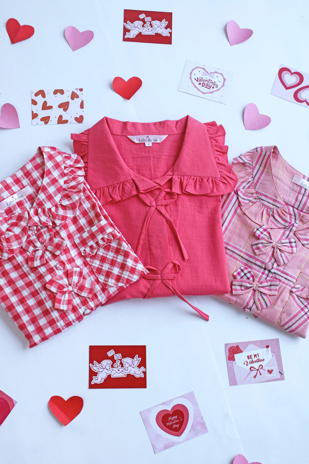 Cherry Bows Night Suit Set