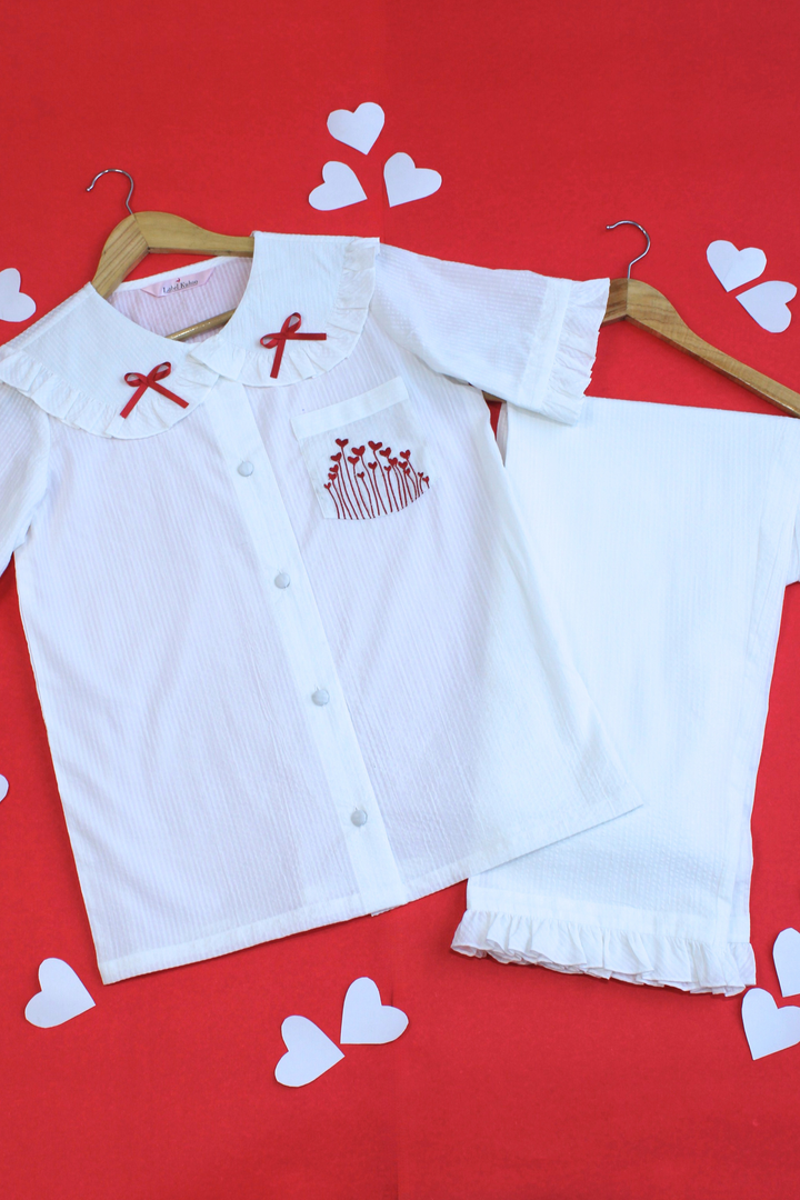 Blooming Hearts Night Suit Set