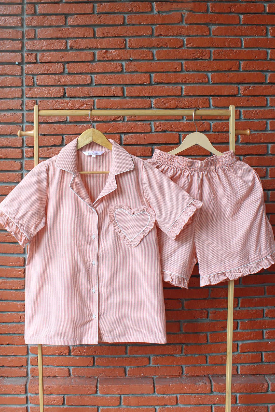 Peach Blush Shorts Set