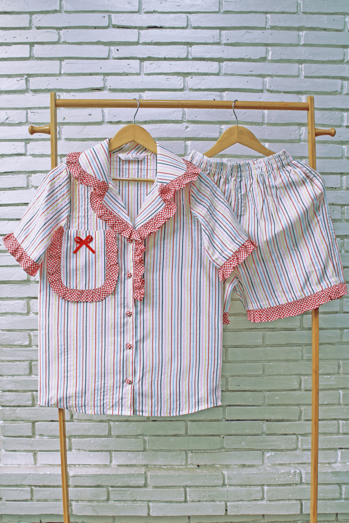 Cherry Blush Shorts Set