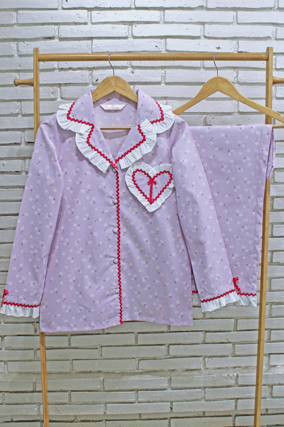 Floral Sweetheart Night Suit Set