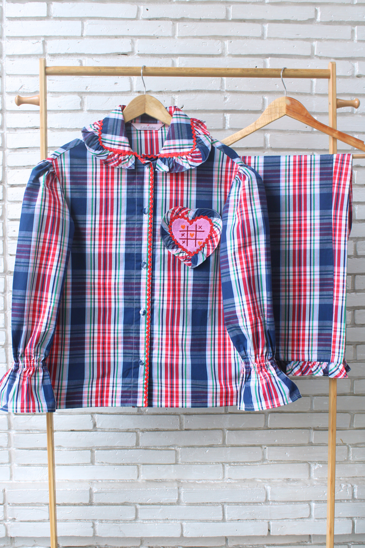 Crossed Hearts Night Suit Set