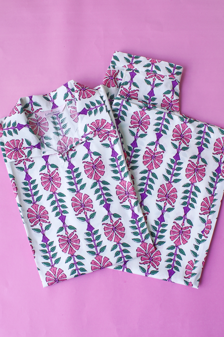 Floral Bloom Palazzo Set