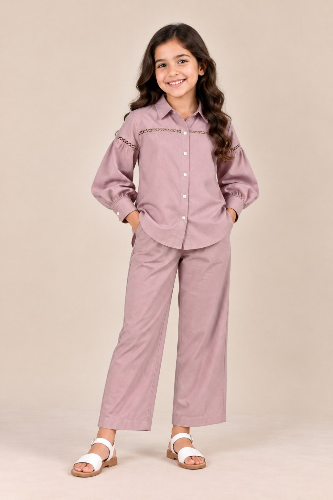 Dusty Rose Co-ord Set (Kids)