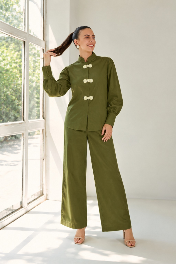 Olive Haze Co-ord Set