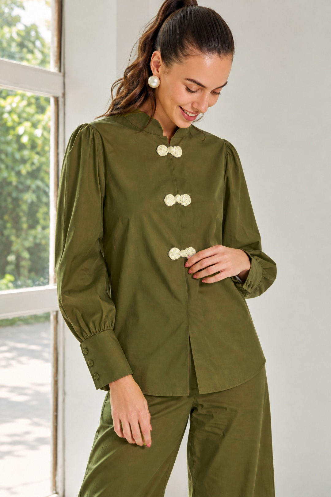 Olive Haze Co-ord Set