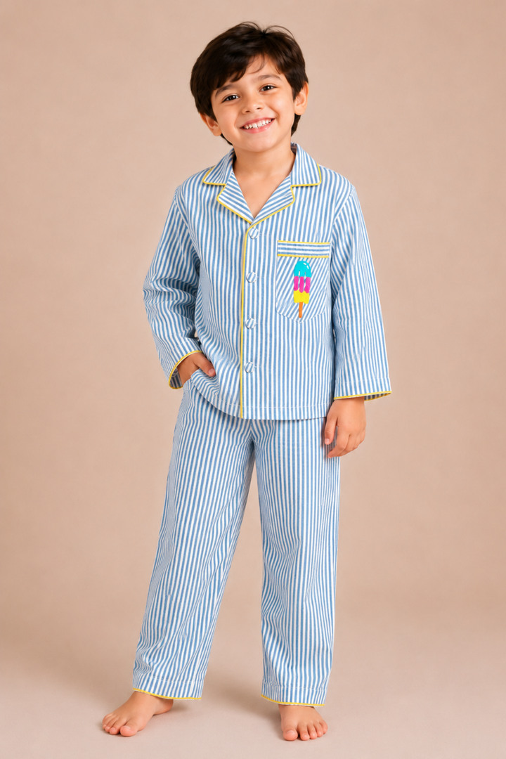 Ice-Cream Night Suit Set (Kids)