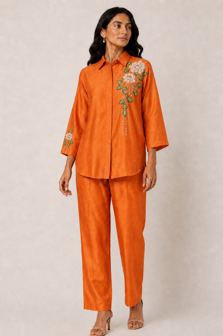 Golden Hour Co-ord Set (Orange)