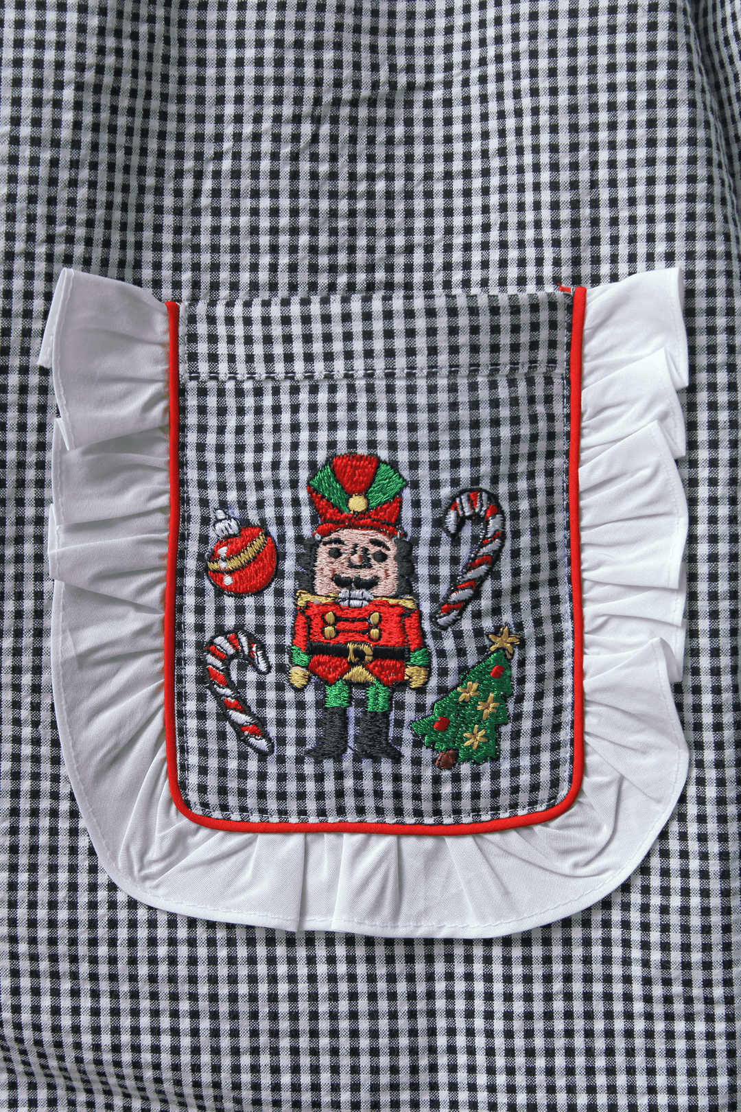 Gingham Nutcracker Night Suit Set