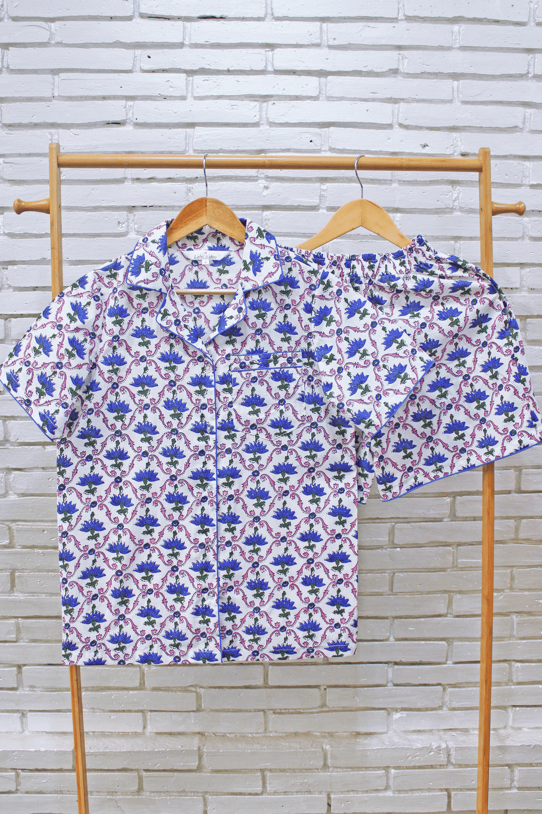 Lotus Bloom Shorts Set