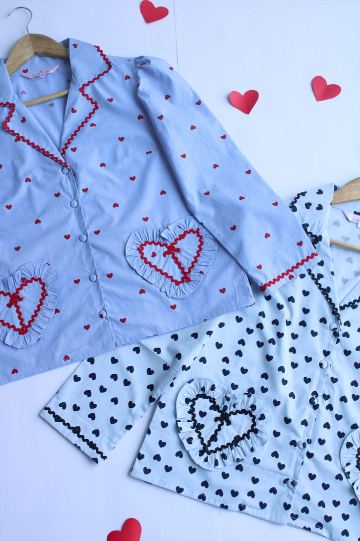 Bluemoon Hearts Night Suit Set