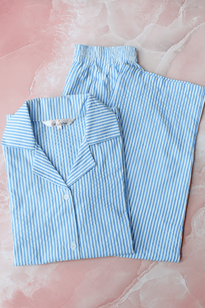 Sky Stripes Night Suit Set