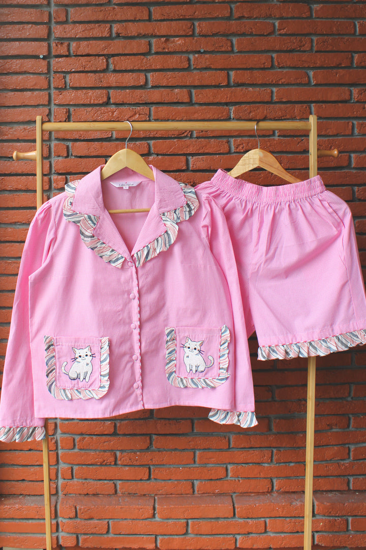 Kitten Shorts Set