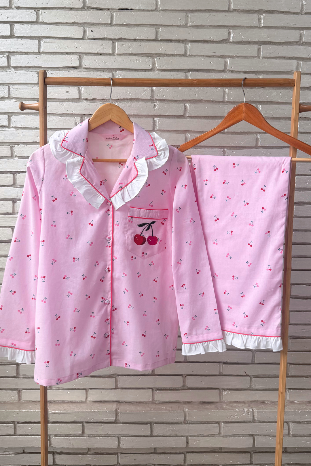 Cherry Love Night Suit Set