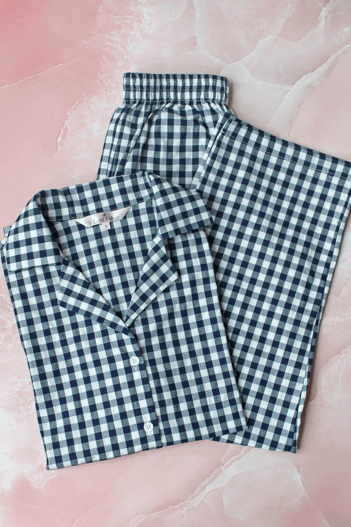 Berry Checks Night Suit Set