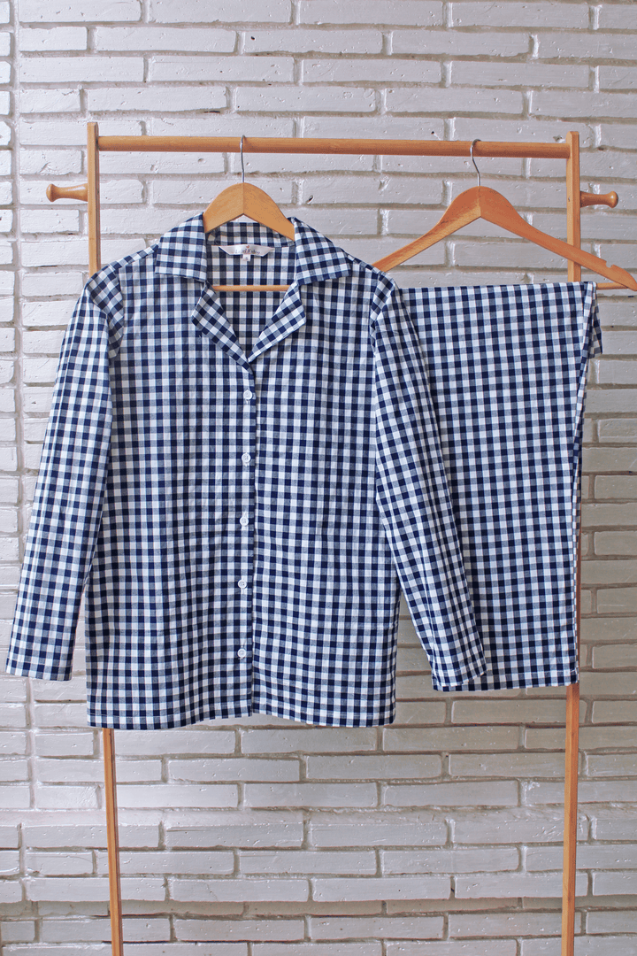 Berry Checks Night Suit Set