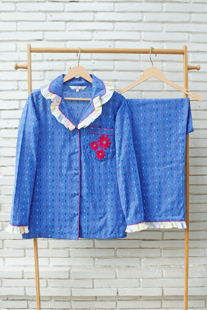 Floral Blossom Night Suit Set