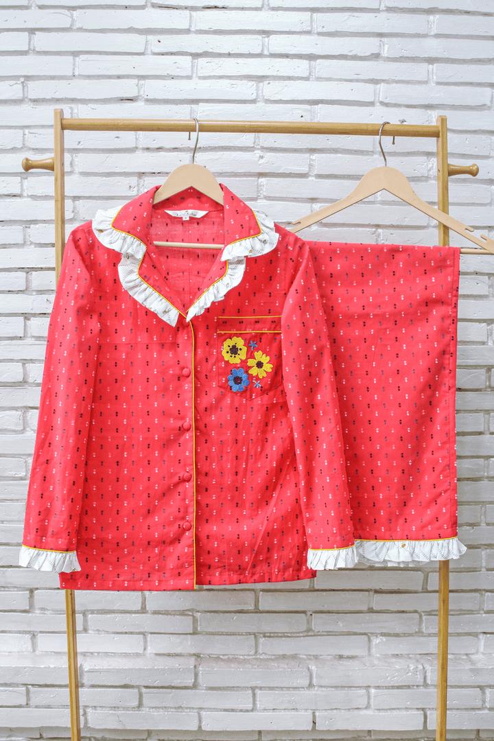 Cherry Blossom Night Suit Set