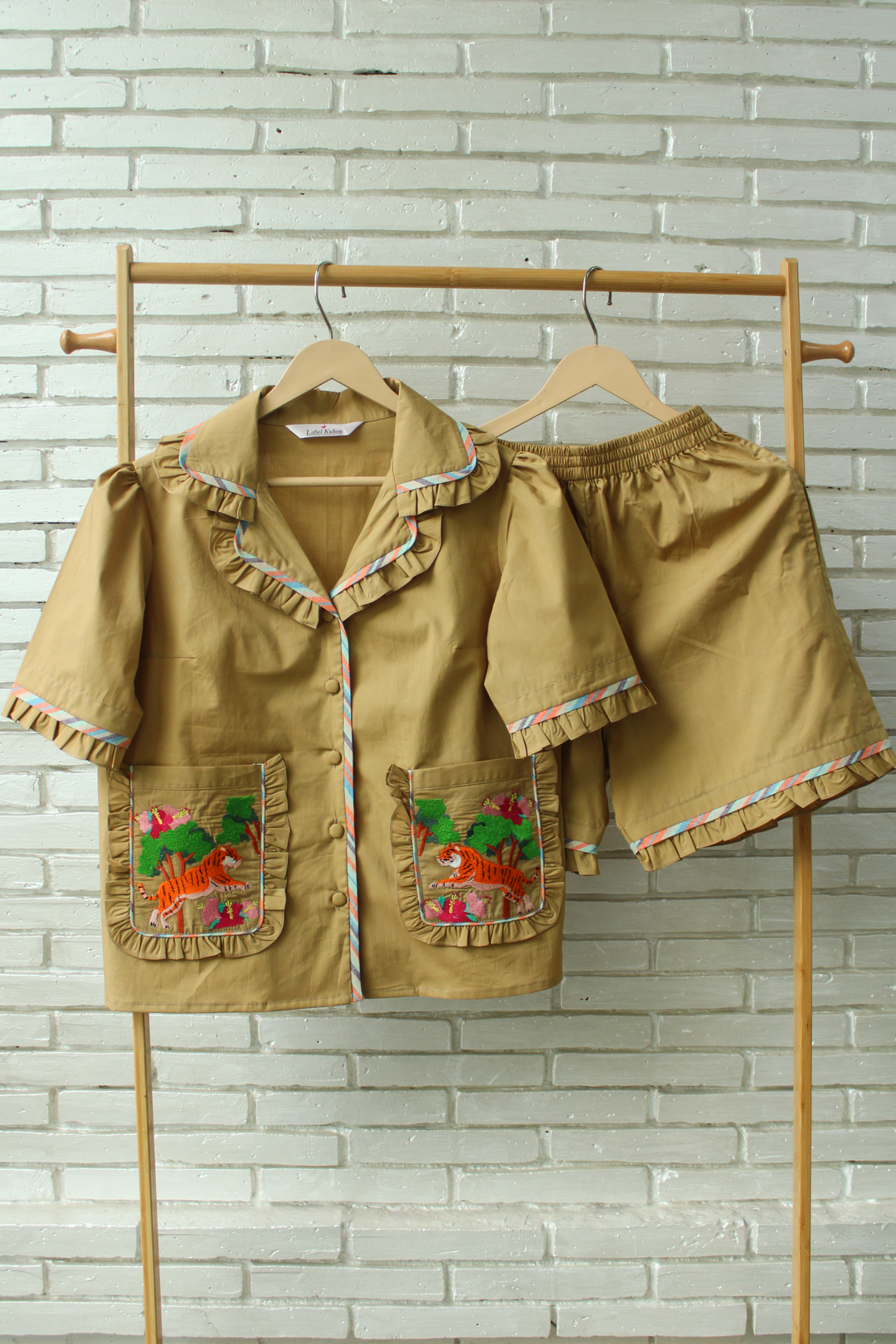 Tiger Shorts Set