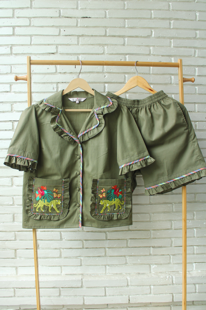 Panther Shorts Set
