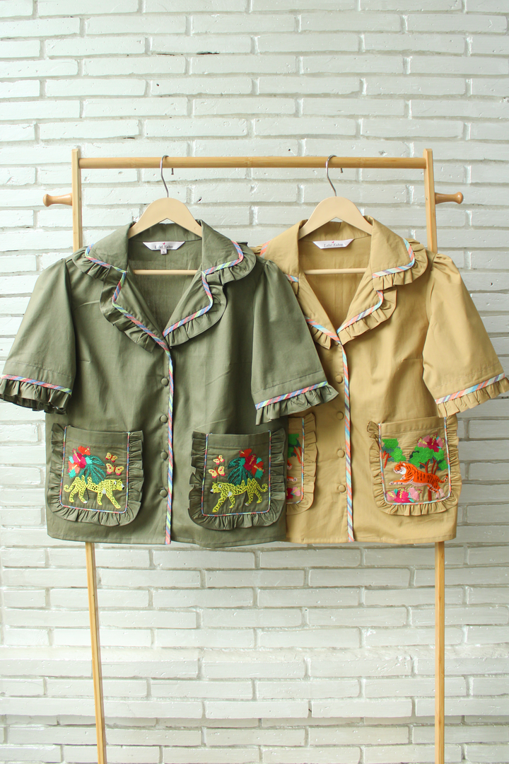 Tiger Shorts Set