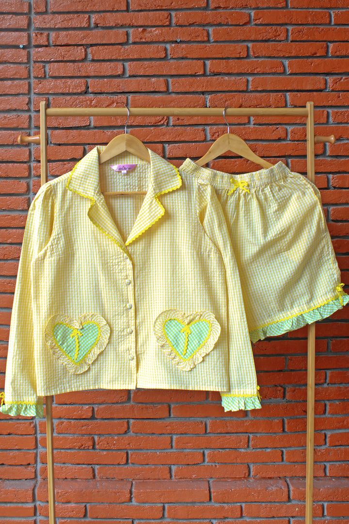 Lemon Candy Shorts Set