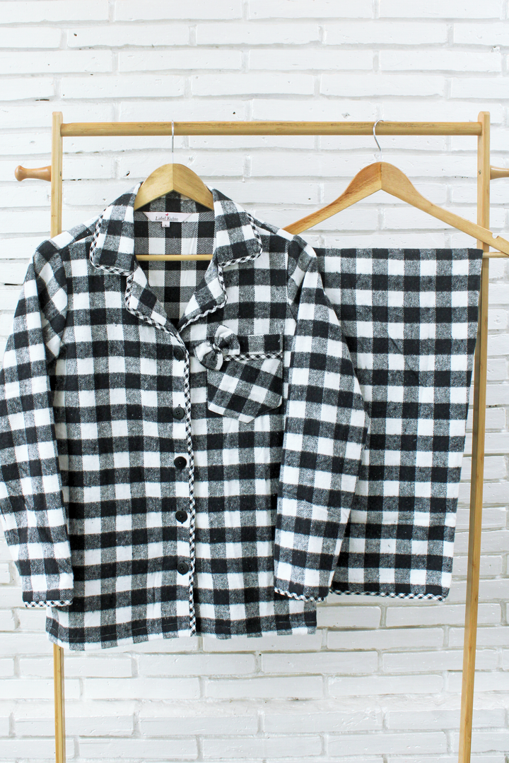 Classy Checks Night Suit Set