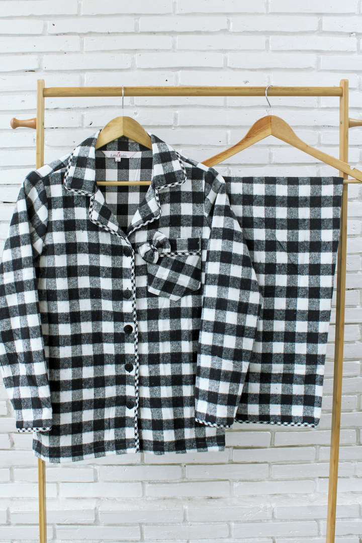 Classy Checks Night Suit Set