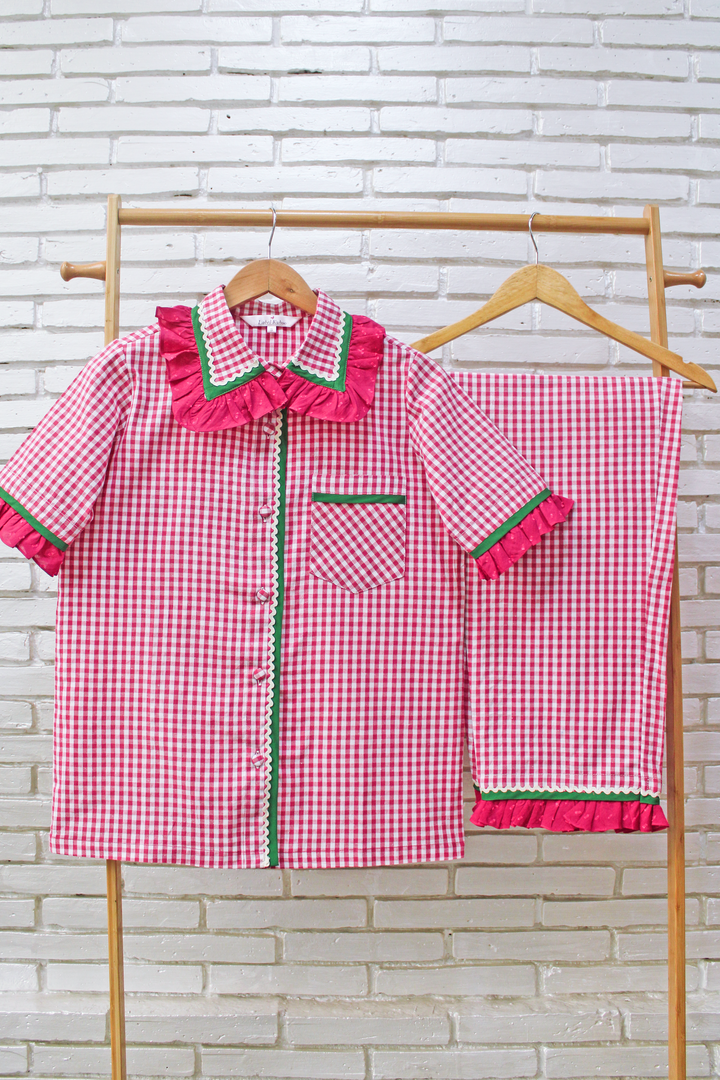 Berry Blush Night Suit Set