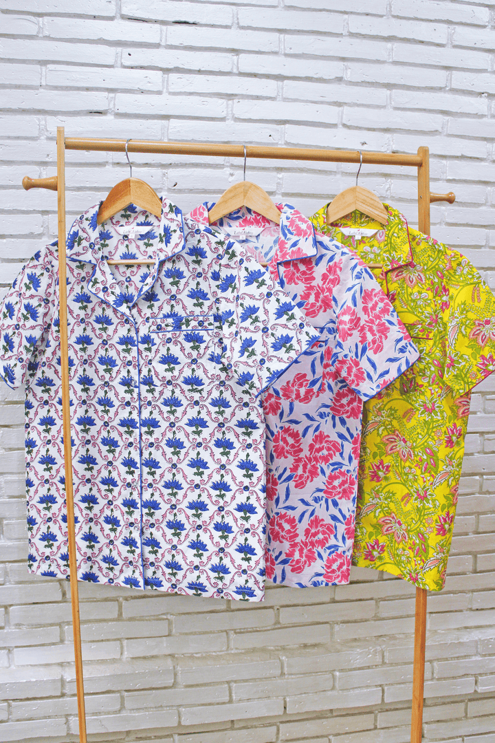 Lotus Bloom Shorts Set