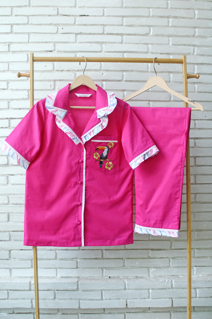 Toucan Bloom Night Suit Set