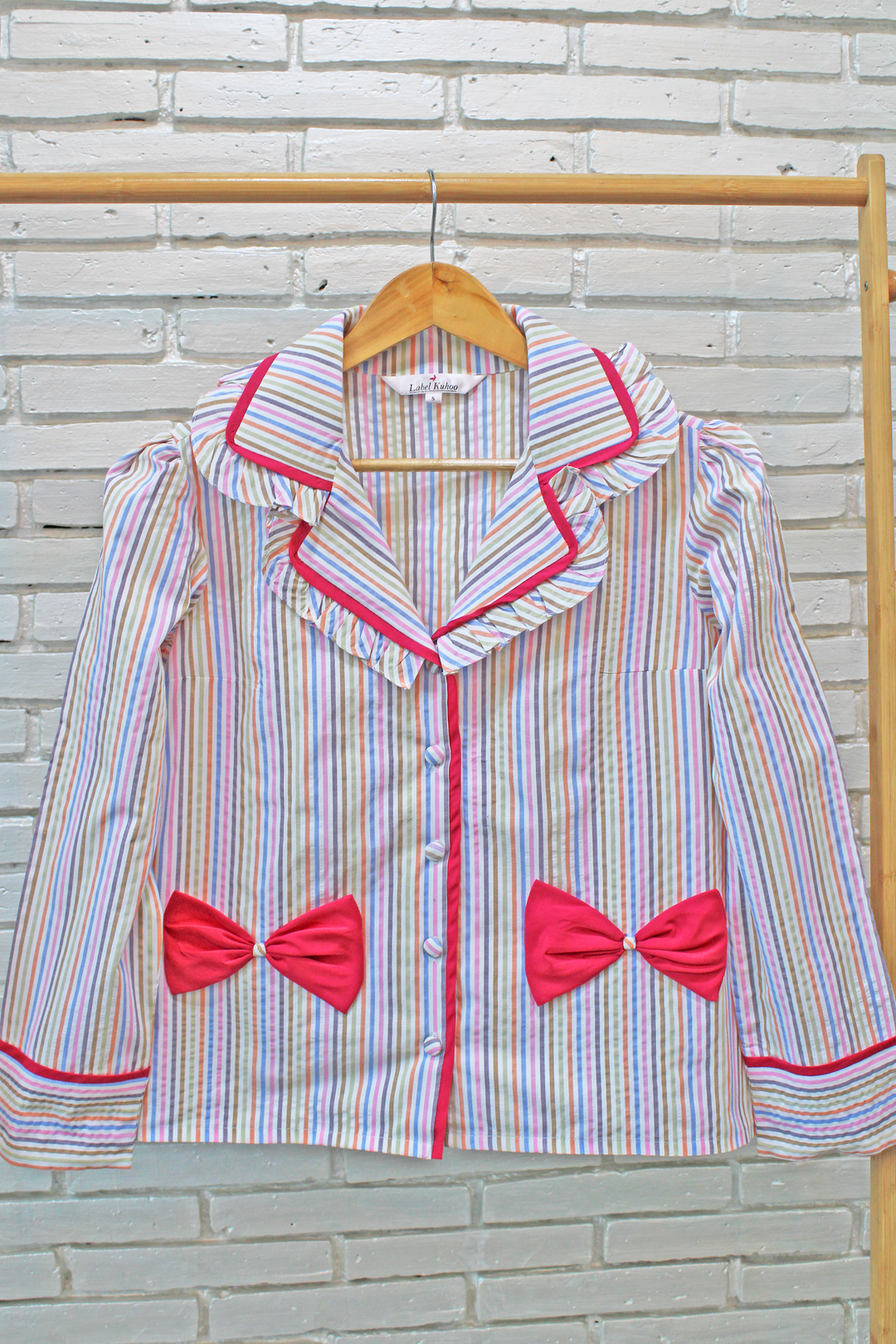 Scarlet Bows Night Suit Set
