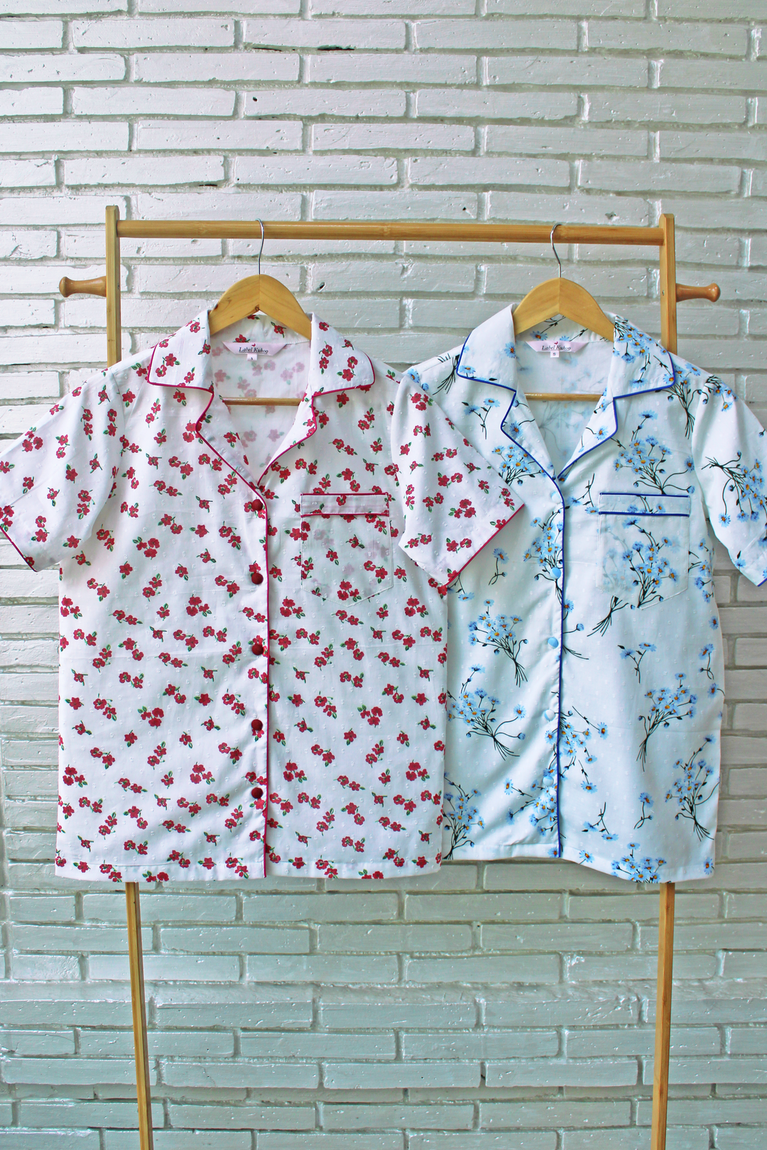 Blue Daisy Night Suit Set