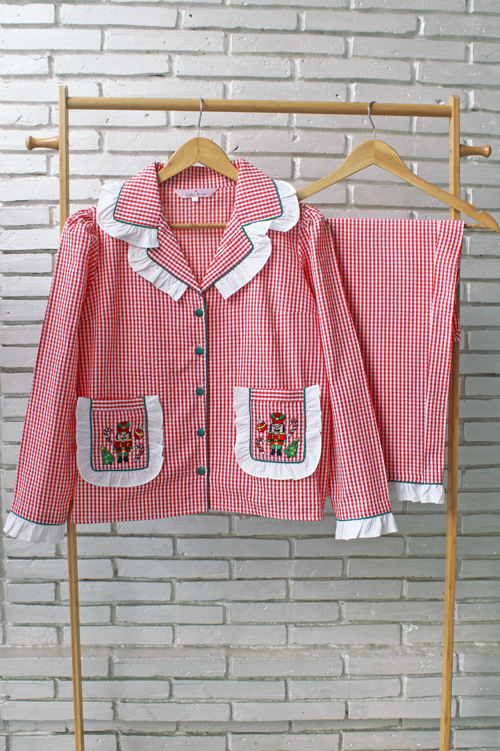 Christmas Nutcracker Night Suit Set