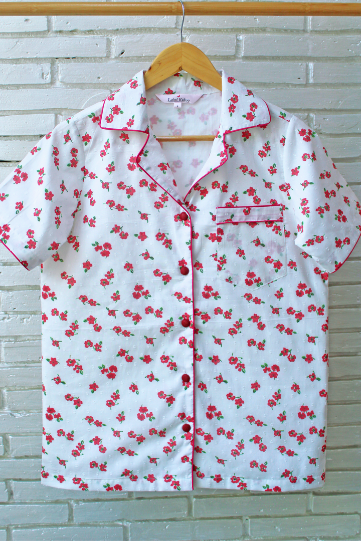Cherry Bloom Night Suit Set
