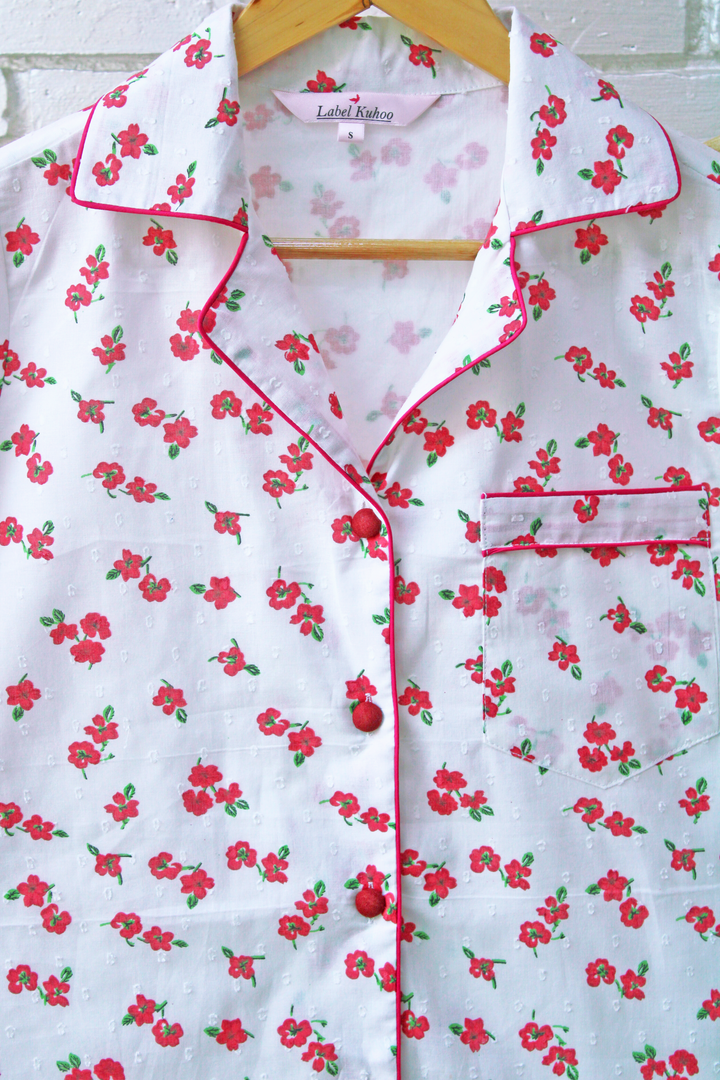Cherry Bloom Night Suit Set