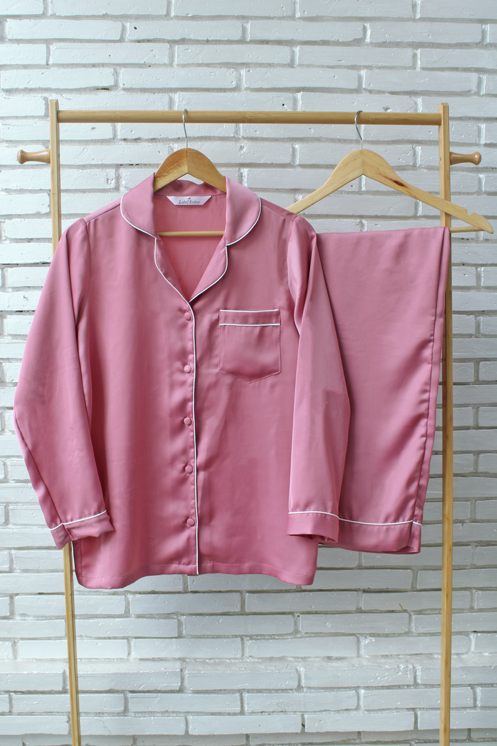 Dusky Rose Night Suit Set