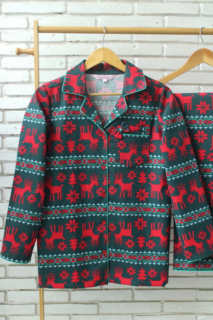 Jingle Reindeer Night Suit Set