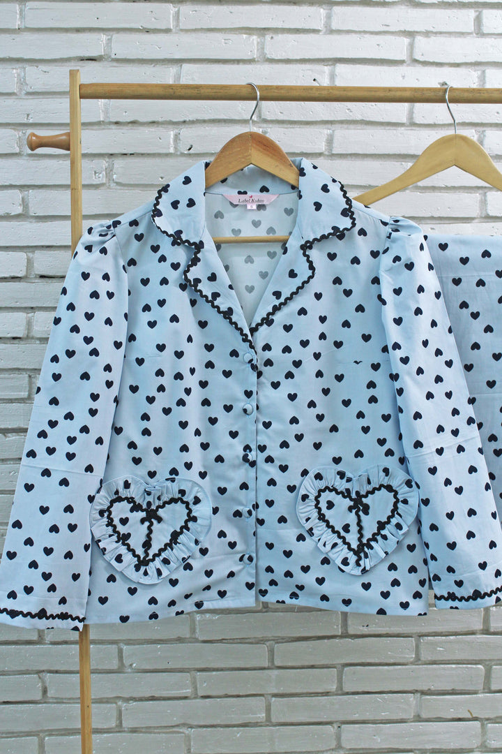 Bluemoon Hearts Night Suit Set