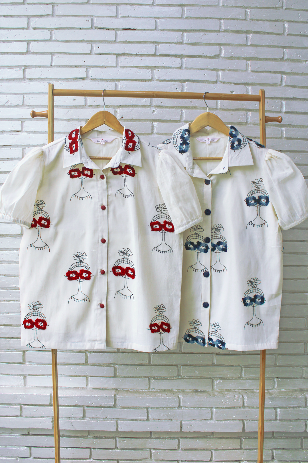 Red Evil Eye Night Suit Set
