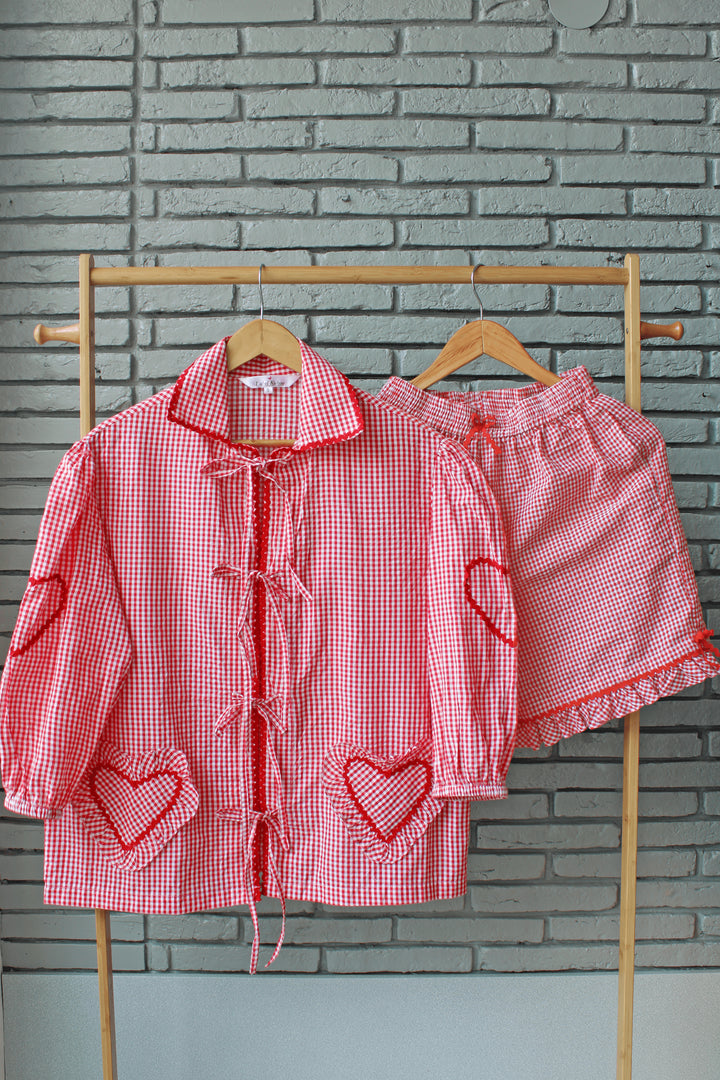 Sweetheart Shorts Set