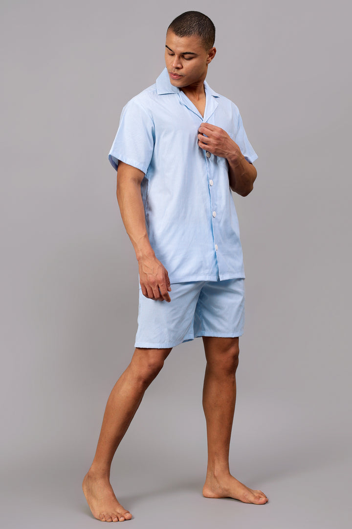 Sky Men Shorts Set