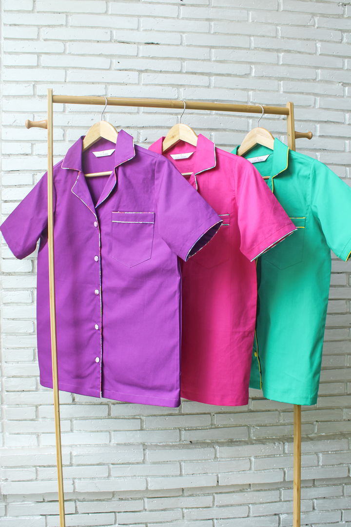Green Love – 5 Pcs Nightwear Set