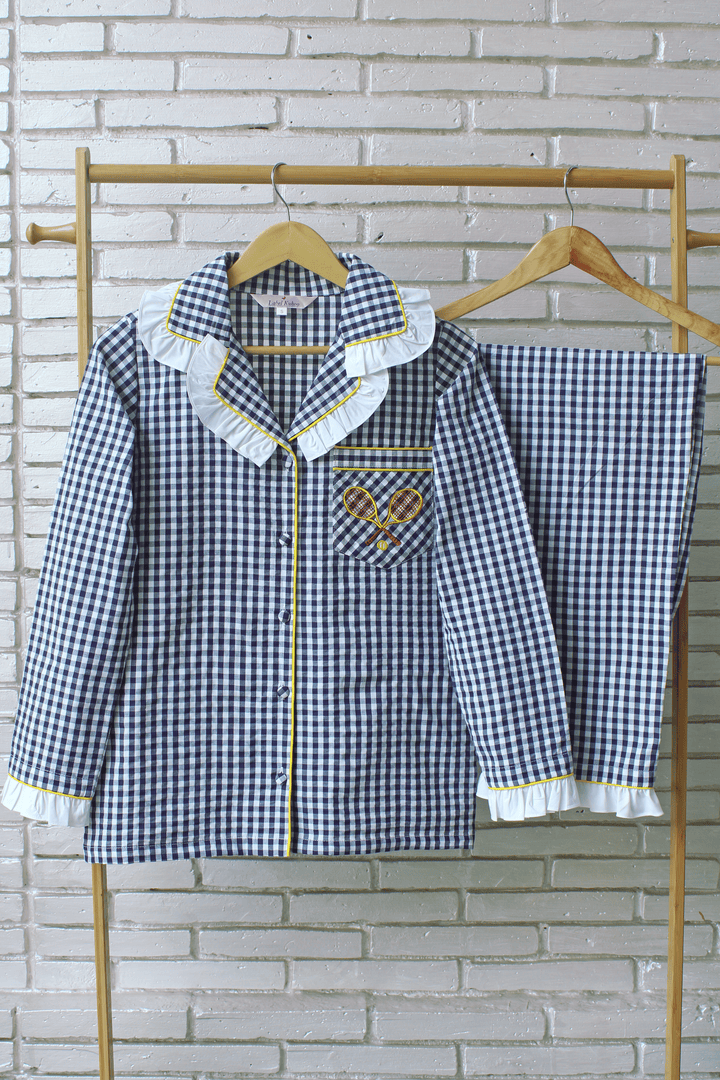Tennis Love Kids Night Suit Set (Girl)