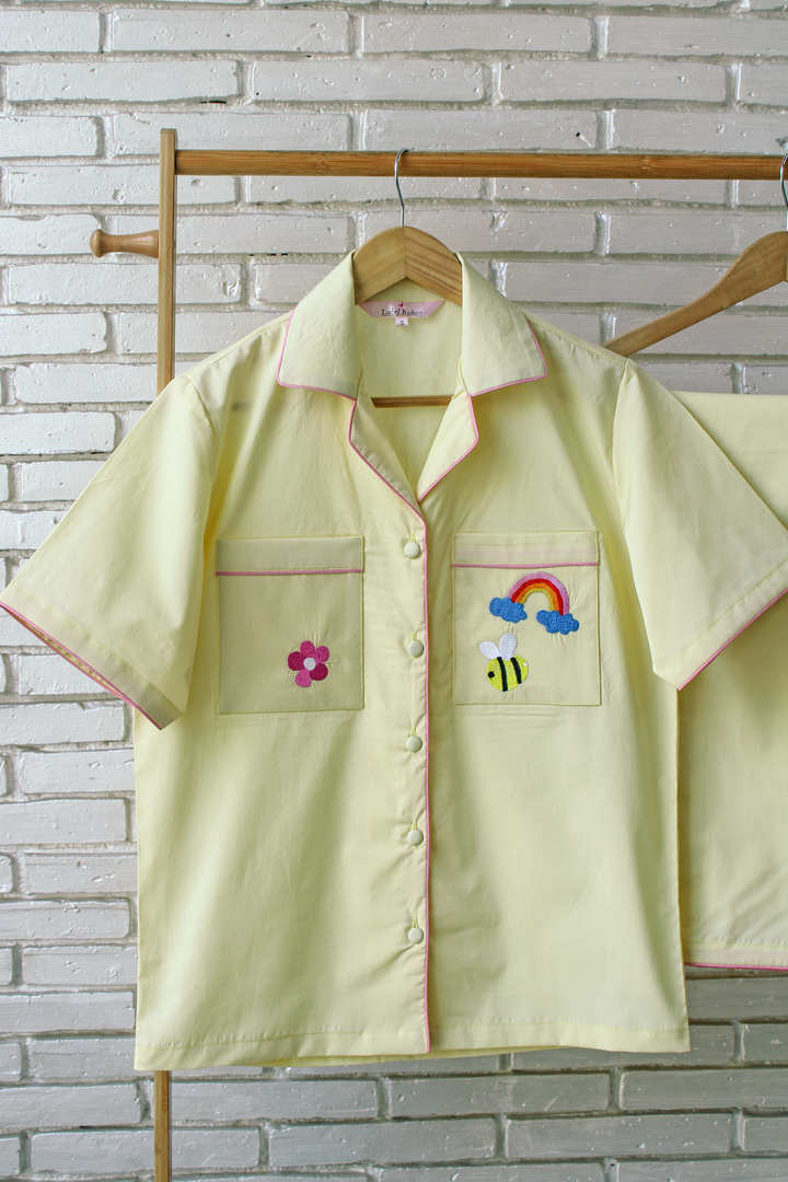 Buttercup Buzz Braless Night Suit Set