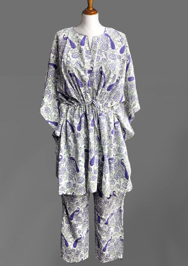 Mor Kaftan Set