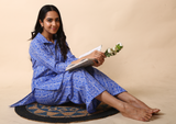 Bandhani Palazzo Set- Blue