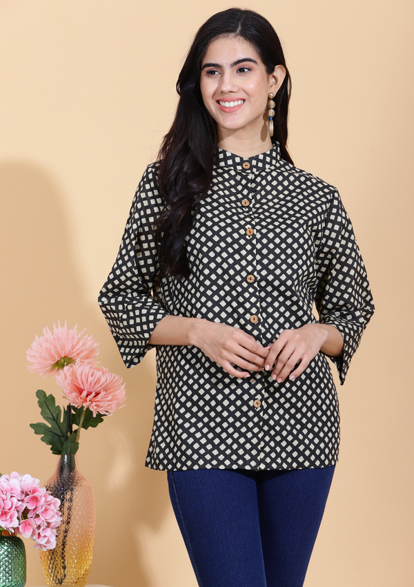 Cream Box Shirt